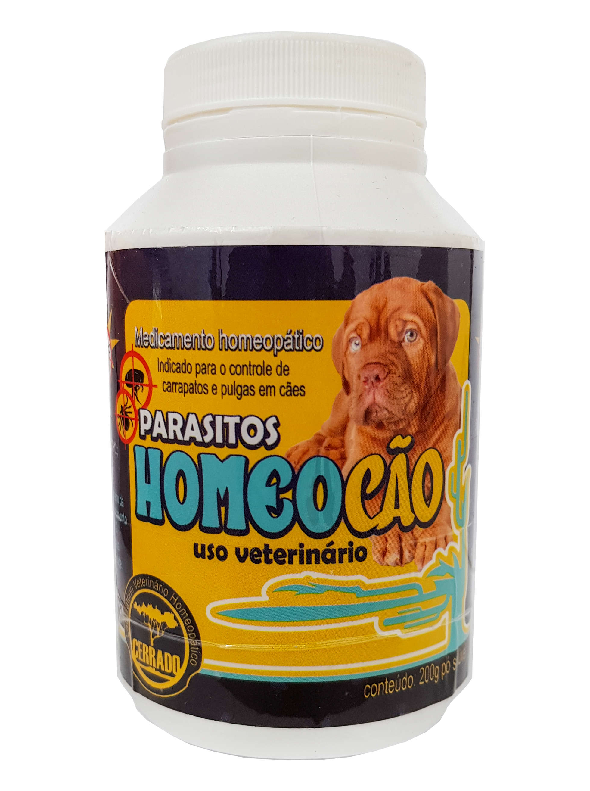 Frasco do produto Homeocão